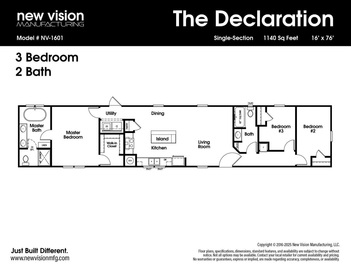 The Declaration Floorplan