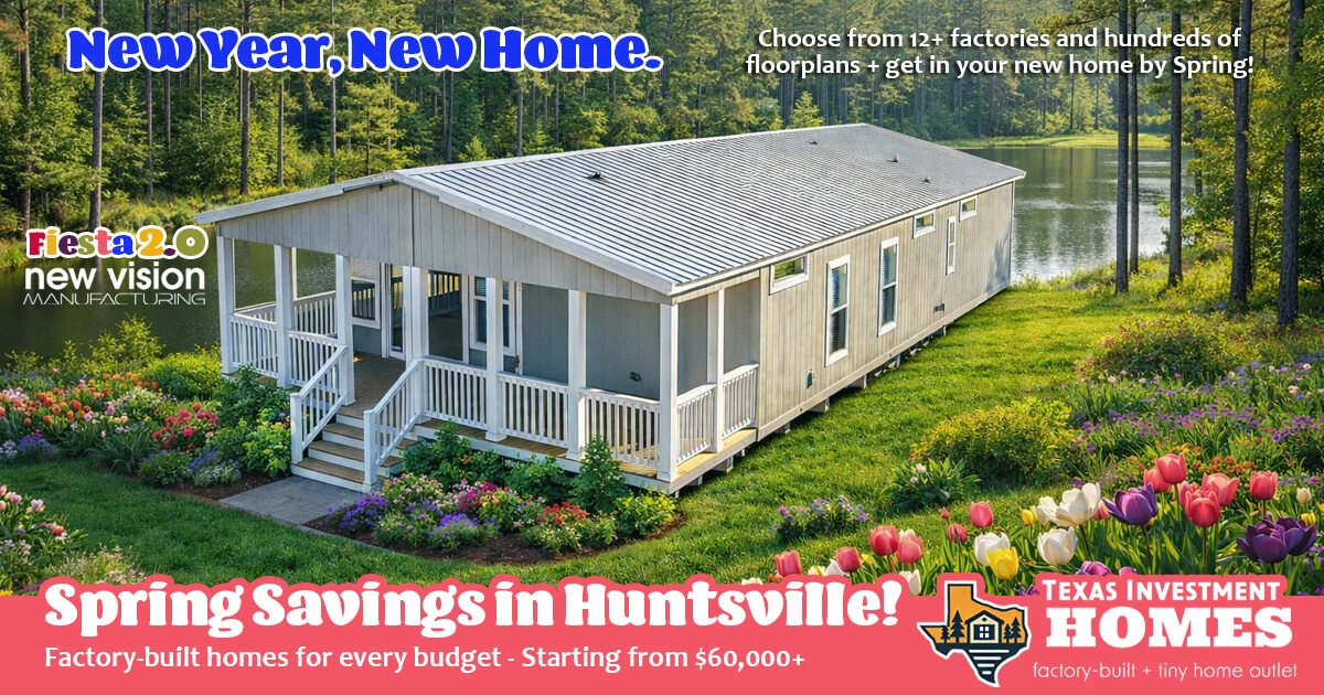 Spring Home Sale 2026 in Huntsville, TX